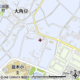 茨城県つくば市大角豆1394周辺の地図