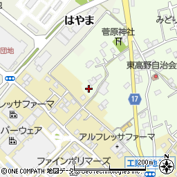 千葉県野田市東高野53周辺の地図