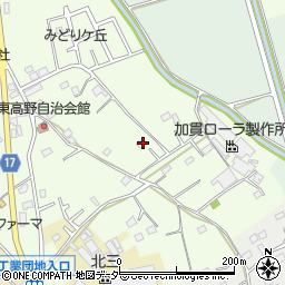 千葉県野田市東高野142周辺の地図