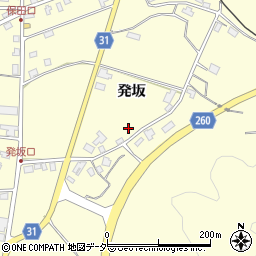 福井県勝山市鹿谷町発坂周辺の地図