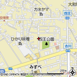 長野県諏訪郡下諏訪町西四王周辺の地図
