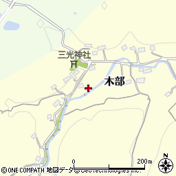 埼玉県比企郡小川町木部362周辺の地図