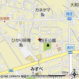 長野県下諏訪町（諏訪郡）西四王周辺の地図