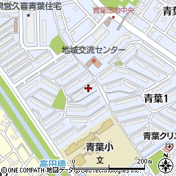 公団久喜青葉団地２－５周辺の地図