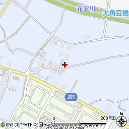 茨城県つくば市大角豆1164周辺の地図