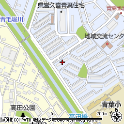 公団久喜青葉団地２－１７周辺の地図