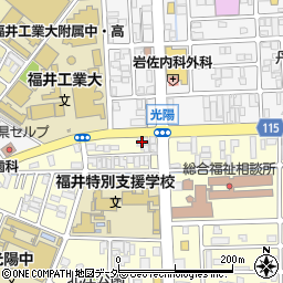 ＪＡ福井市東安居支店周辺の地図