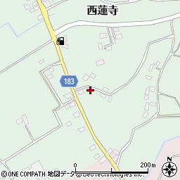 茨城県行方市西蓮寺389周辺の地図