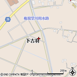埼玉県幸手市下吉羽周辺の地図