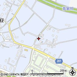茨城県つくば市大角豆1185周辺の地図