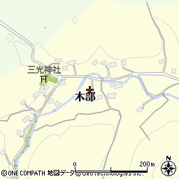 埼玉県比企郡小川町木部369周辺の地図