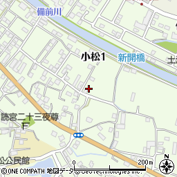 〒300-0823 茨城県土浦市小松の地図
