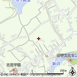 埼玉県比企郡吉見町田甲周辺の地図