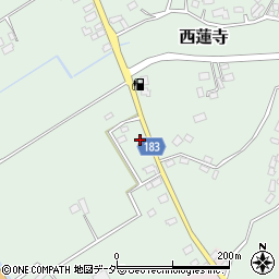 茨城県行方市西蓮寺331周辺の地図