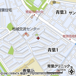 公団久喜青葉団地１－１１周辺の地図