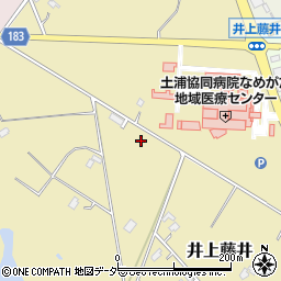 茨城県行方市井上藤井周辺の地図