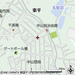 埼玉県東松山市東平1894-205周辺の地図