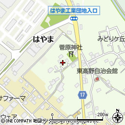 千葉県野田市東高野40周辺の地図