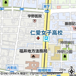 セブンイレブン福井春山１丁目店周辺の地図
