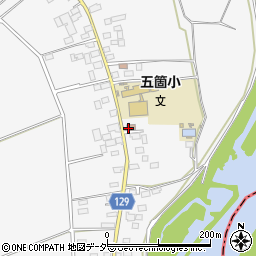 水海道五箇郵便局 ＡＴＭ周辺の地図