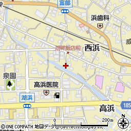 長野県諏訪郡下諏訪町6291-3周辺の地図