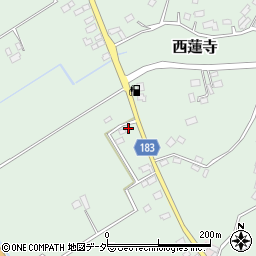 茨城県行方市西蓮寺332周辺の地図