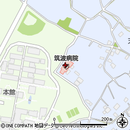 筑波病院（桜水会）周辺の地図