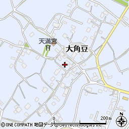 茨城県つくば市大角豆1475周辺の地図