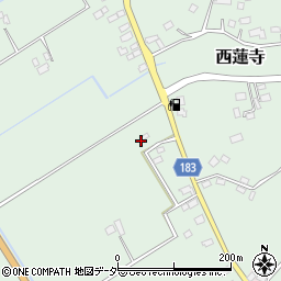 茨城県行方市西蓮寺45周辺の地図