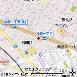 ＪＯＹ鴻巣店周辺の地図