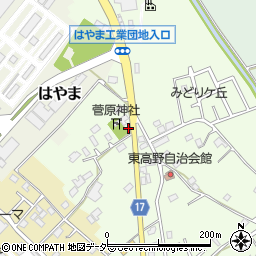 千葉県野田市東高野35-9周辺の地図