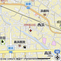 長野県諏訪郡下諏訪町6291-1周辺の地図