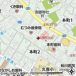 わかば薬局本町店周辺の地図