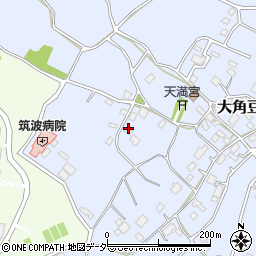 茨城県つくば市大角豆1731周辺の地図