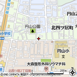 福井県福井市北四ツ居町13周辺の地図