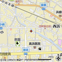 長野県諏訪郡下諏訪町6121-1周辺の地図