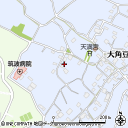 茨城県つくば市大角豆1719周辺の地図