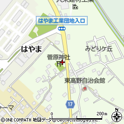 千葉県野田市東高野35周辺の地図