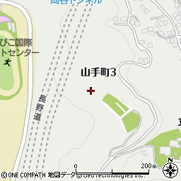 長野県岡谷市山手町3丁目周辺の地図