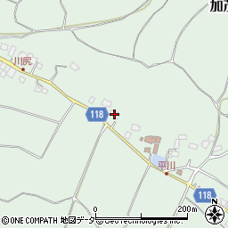 茨城県かすみがうら市加茂163-1周辺の地図