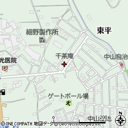 千茶庵周辺の地図