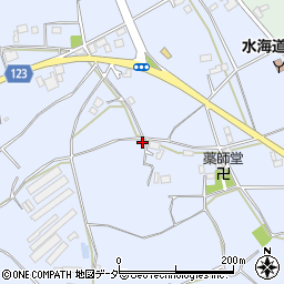 茨城県常総市大生郷町2563周辺の地図