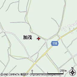 茨城県かすみがうら市加茂1545周辺の地図