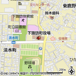 長野県下諏訪町（諏訪郡）周辺の地図