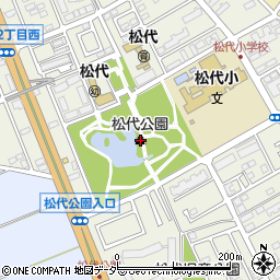 松代公園周辺の地図