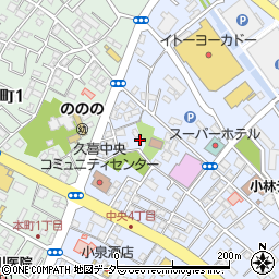 埼玉県久喜市倫理法人会周辺の地図