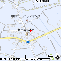 茨城県常総市大生郷町3056周辺の地図