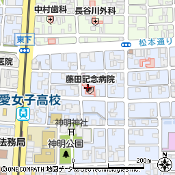 藤田記念病院周辺の地図