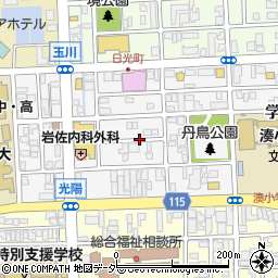 福井県福井市学園周辺の地図