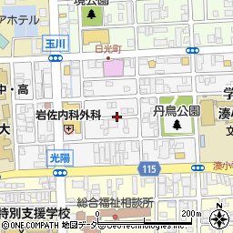 福井県福井市学園周辺の地図